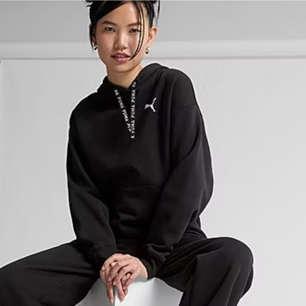 NEW PUMA Womens All Dressed Up Fleece Hoodie XXL